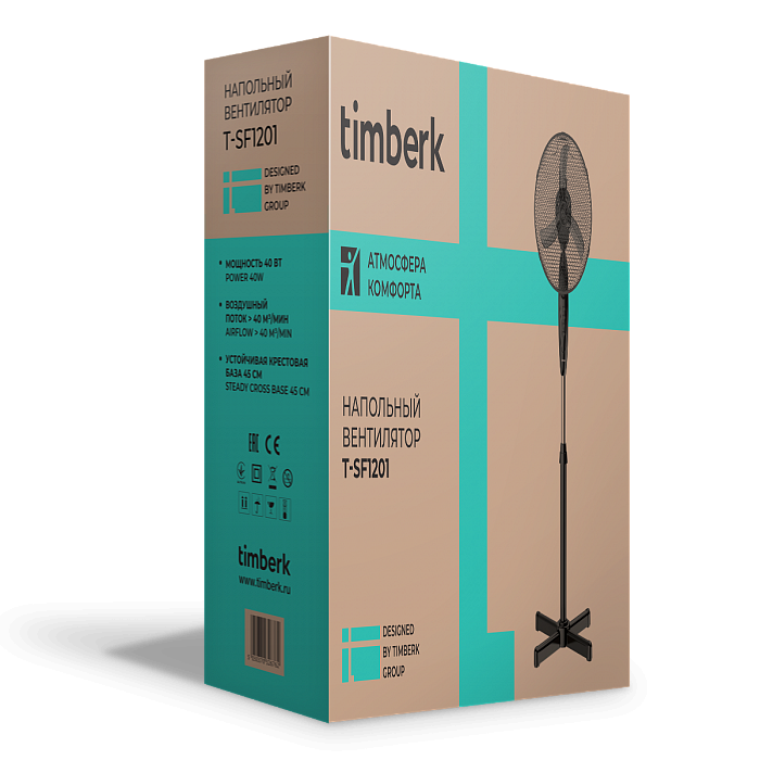 Вентилятор электрический напольный Timberk T-SF1201 - 9