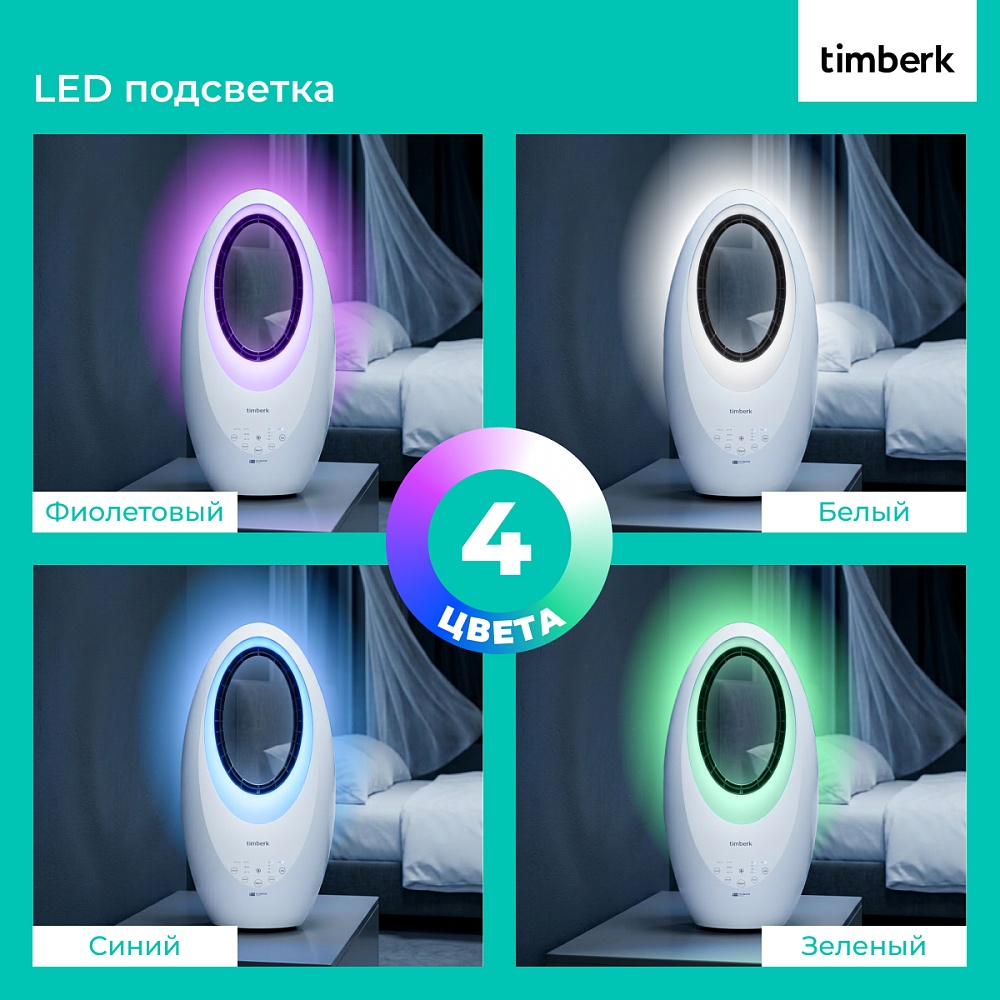 Безлопастной вентилятор Timberk T-BF2818RC - 8