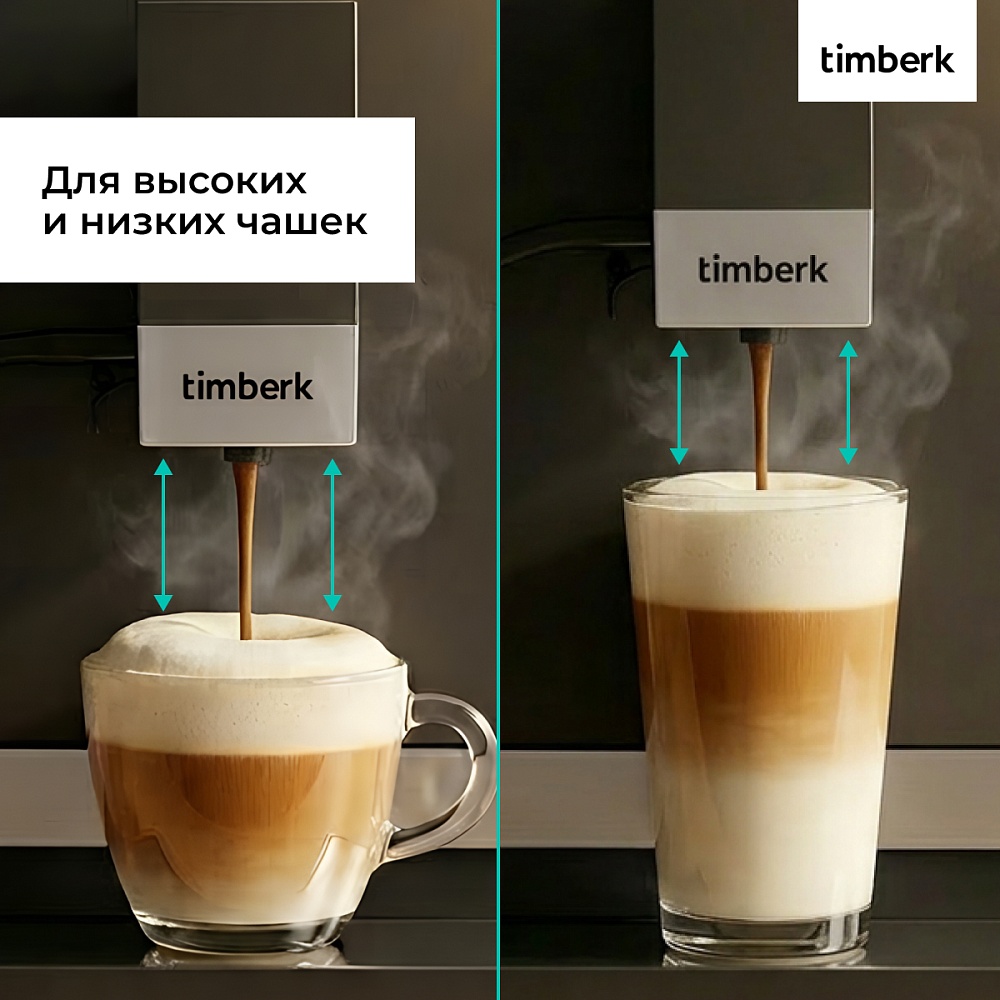 Кофемашина автоматическая Timberk T-CMA34D62 - 28