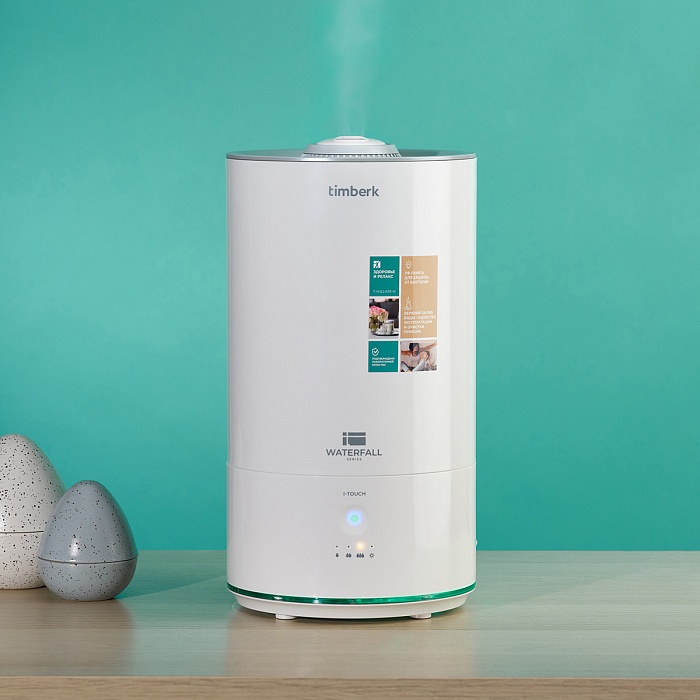 Ультразвуковой увлажнитель воздуха Timberk Серия Waterfall: A21E - 2 Ультразвуковой увлажнитель воздуха Timberk Серия Waterfall: A21E - 2