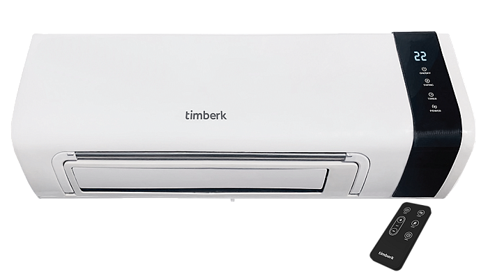 Электрический настенный тепловентилятор Timberk T-FH2-B10MC-W купить Электрический настенный тепловентилятор Timberk T-FH2-B10MC-W